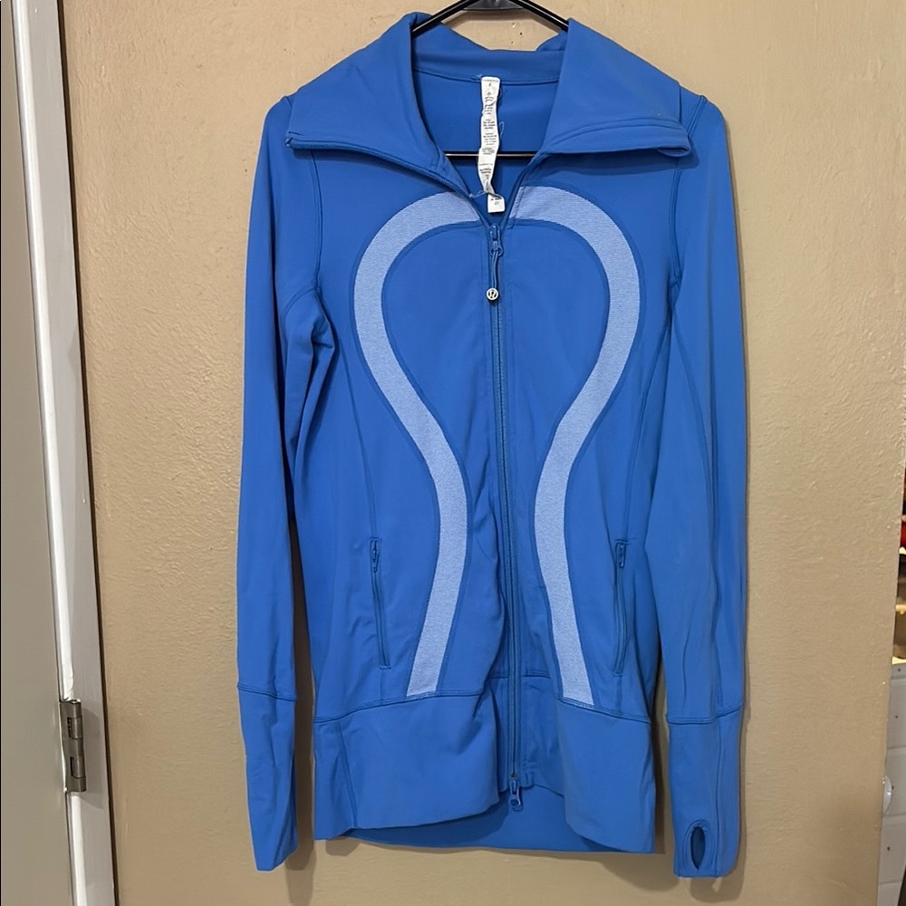 Women's Blue Lululemon Zip-up Jacket